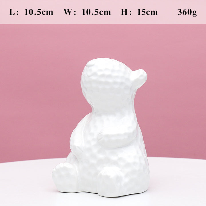 Decorative Ceramic Bear Figurine Stornfeild