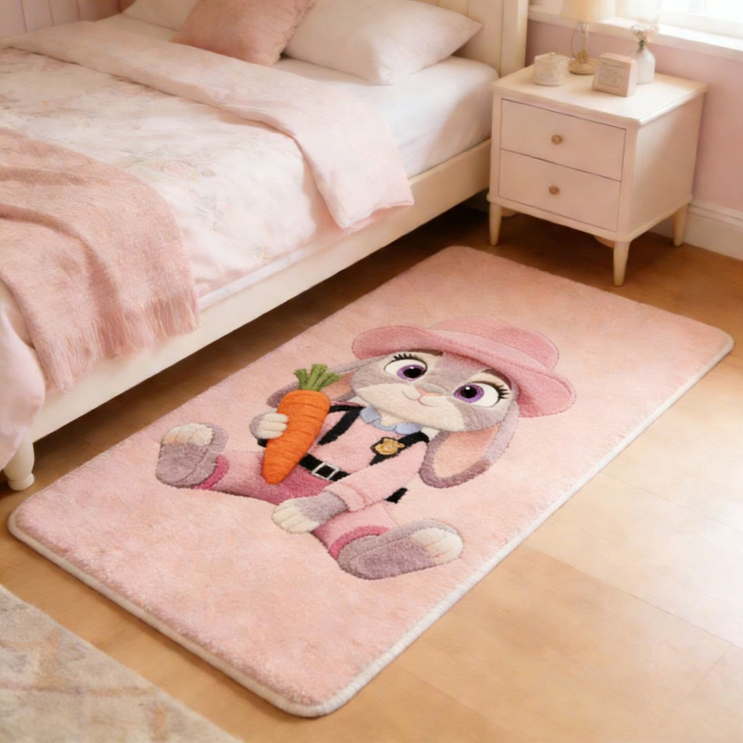 Cartoon Character Plush Area Rug