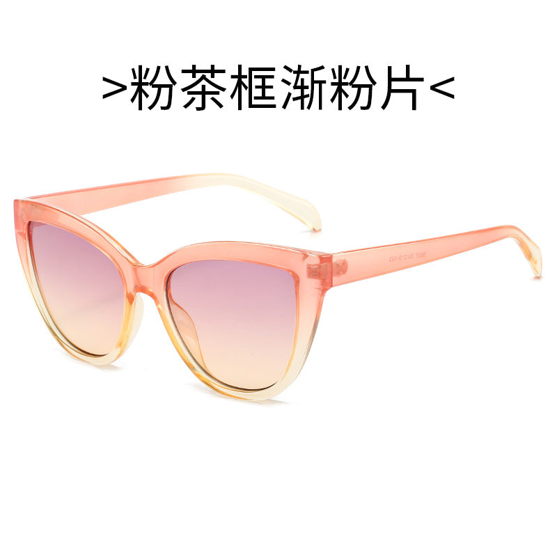Women's Cat-Eye Sunglasses with Transparent Frame and UV Protection Stornfield