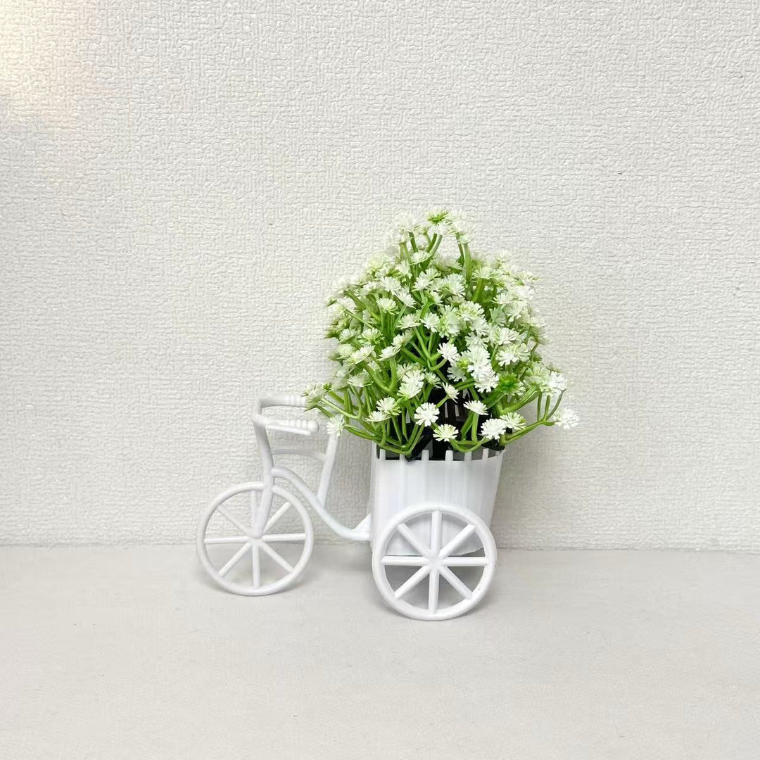 Decorative Bicycle-Shaped Plant Holder for Home Decor