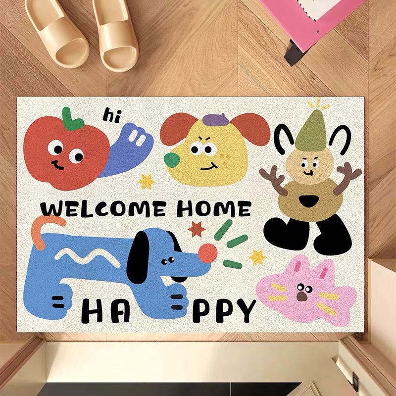 Fun Cartoon-Themed Welcome Mat Stornfield