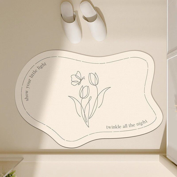 Modern Abstract Bath Mat