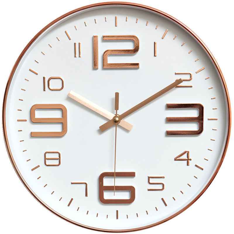 Wall clock with large dial and modern design Stornfield