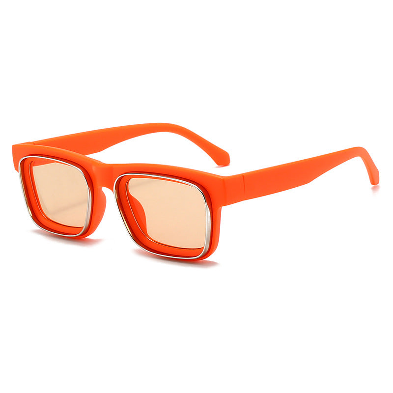 Women's fashionable square sunglasses with contrasting frame Stornfield