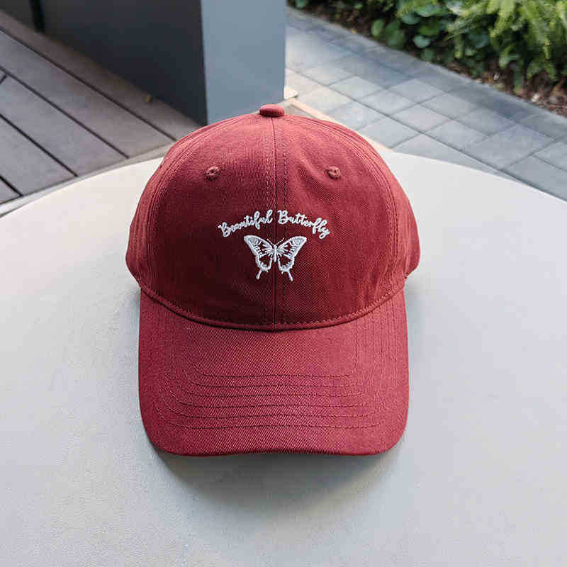 Women's Embroidered Butterfly Cap Stornfield