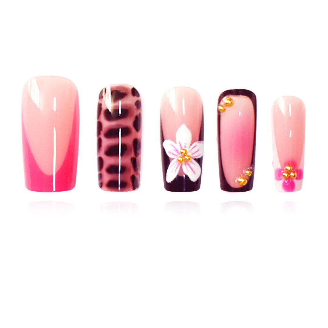 Artistic Floral Press-On Nail Extensions Stornfield 1787913978