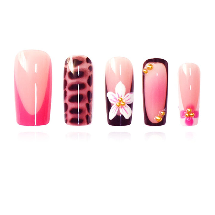 Artistic Floral Press-On Nail Extensions Stornfield 1787913978