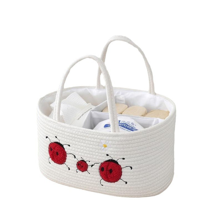 Handcrafted cotton basket Stornfield