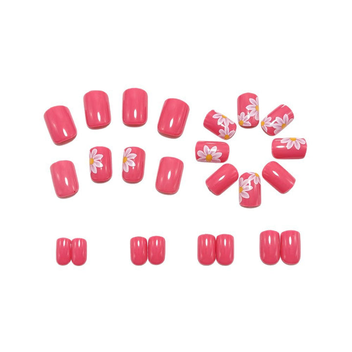 Fake nails with floral design and high-gloss finish Stornfield