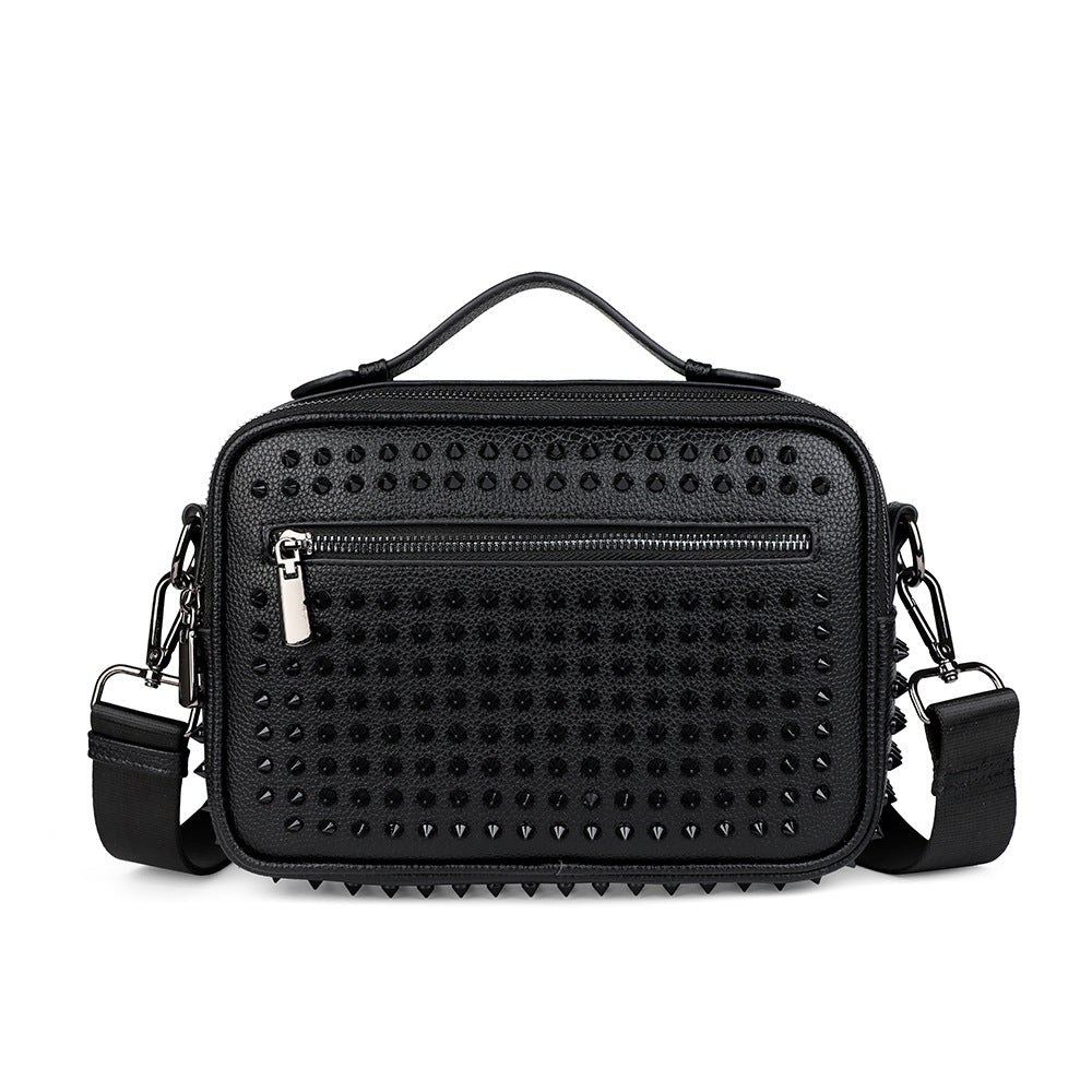 Edgy Studded Crossbody Bag