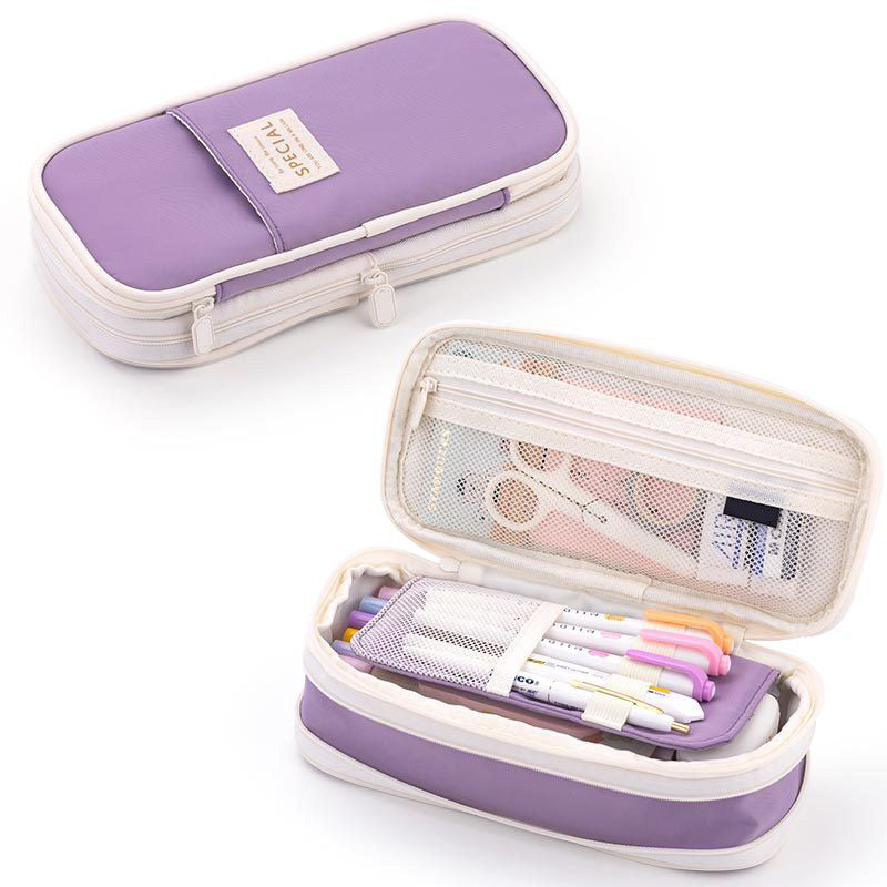 Multi-Compartment Travel Stationery Case