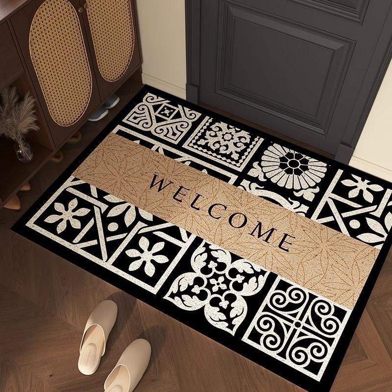 Decorative Geometric Shape Welcome Mat