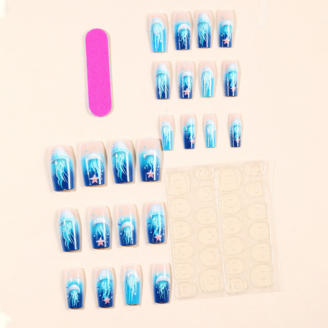 Marine-Themed Gel Nail Art Designs Stornfield
