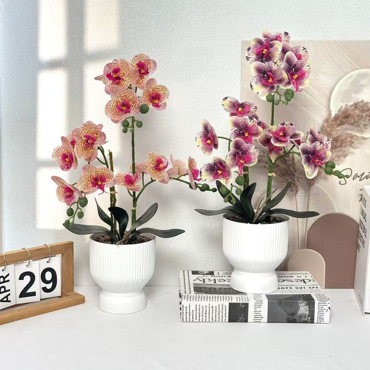 Lifelike Orchid Floral Décor
