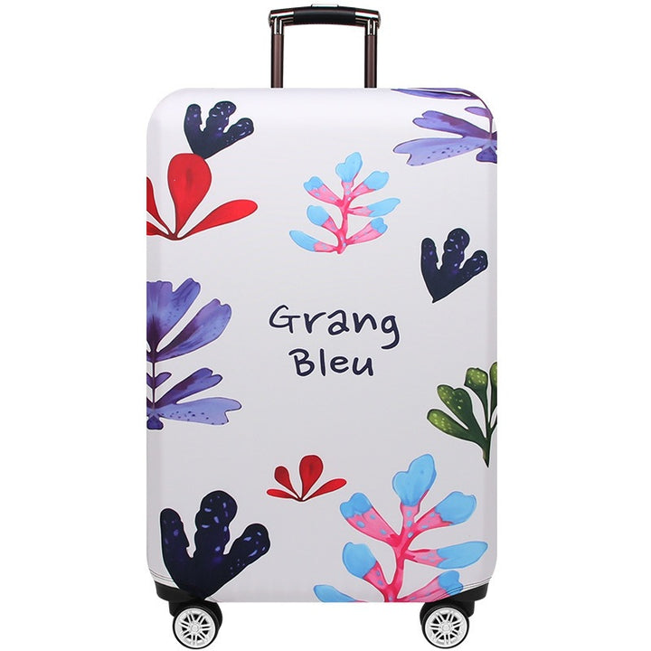 Women's hard shell suitcase with floral pattern print Stornfield