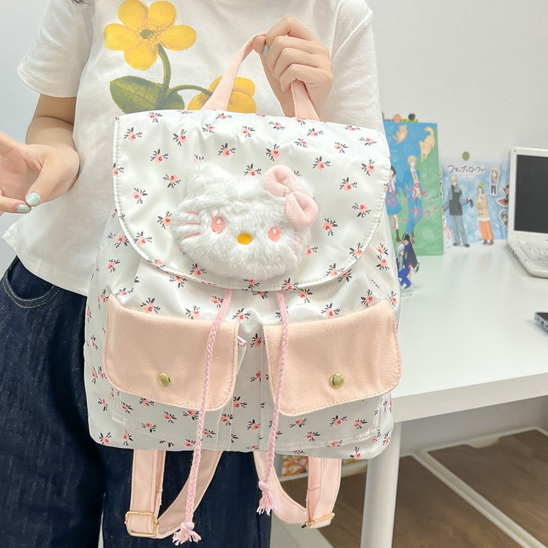 Plush backpack with playful animal motif Stornfield