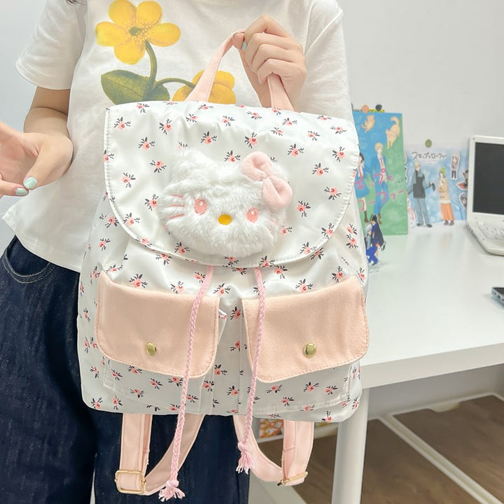 Plush backpack with playful animal motif Stornfield