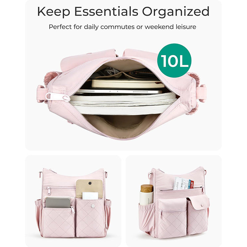 Stylish shoulder bag with multiple organizational compartments Stornfield