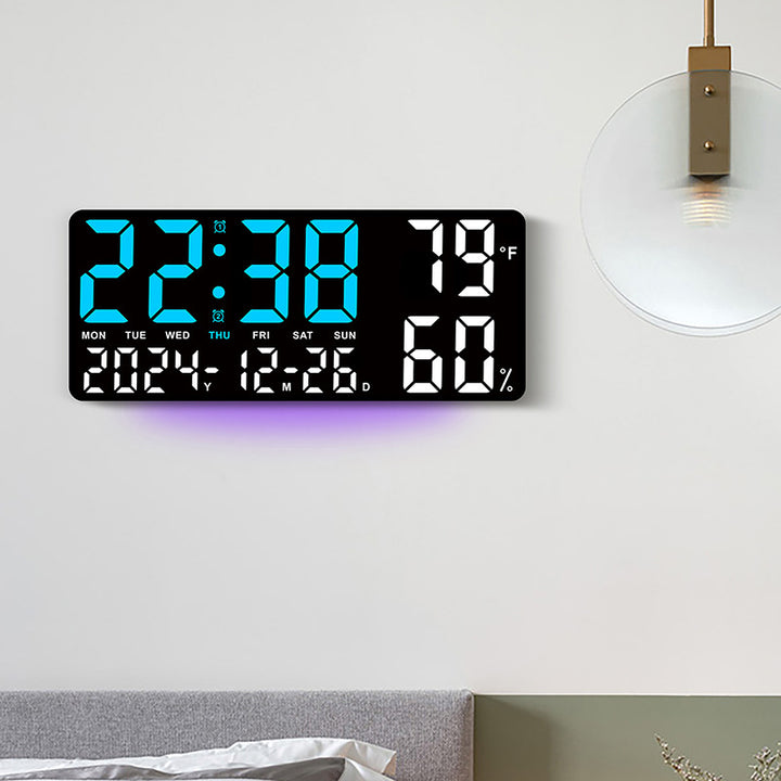 Digital multifunction alarm clock with large LED display Stornfield