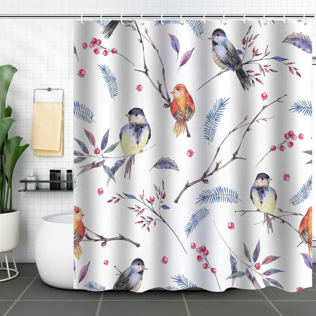 Nature-Inspired Shower Curtain Stornfield