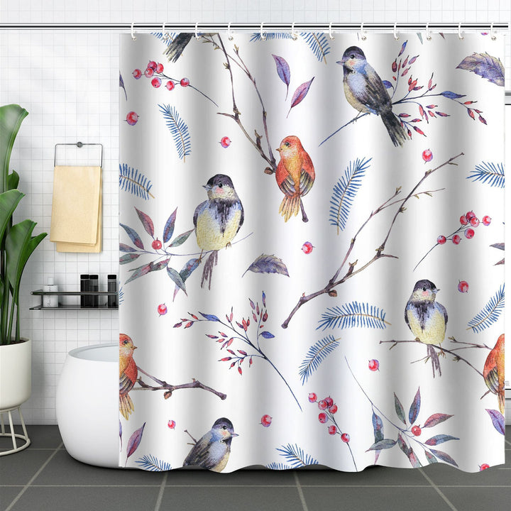 Nature-Inspired Shower Curtain Stornfield