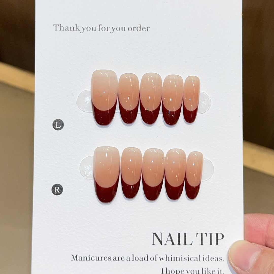 Elegant artificial nails with modern gradient effects Stornfield
