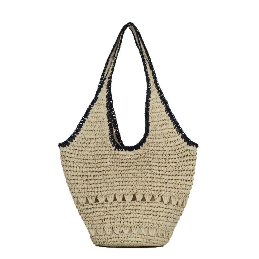 Handcrafted straw bag with sophisticated design Stornfield