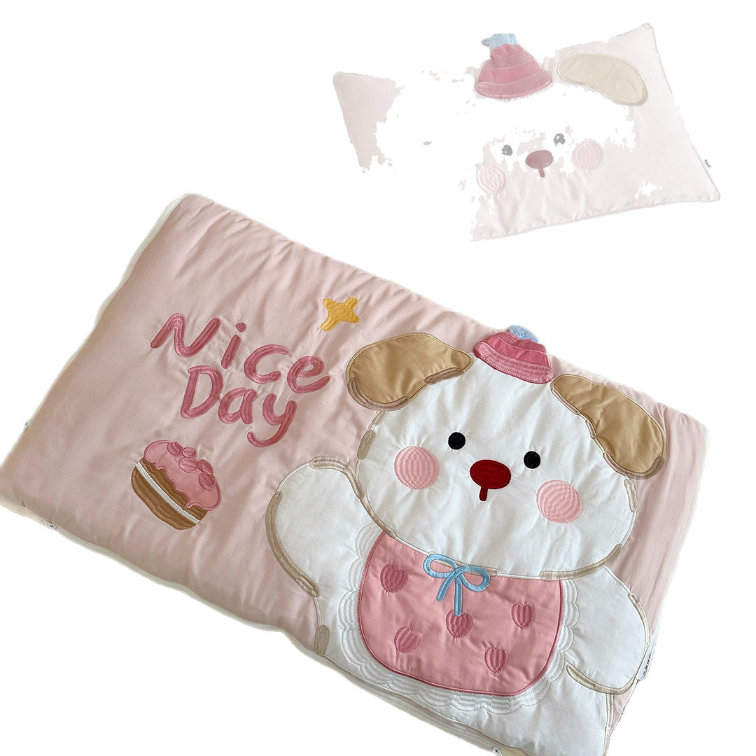 Baby Quilted Penguin Nap Sleeping Bag with Hooded Pillow