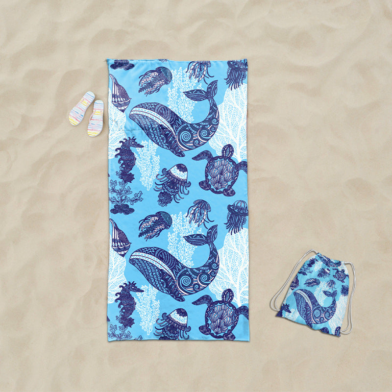 Beach towel with exclusive sea turtle motif Stornfield