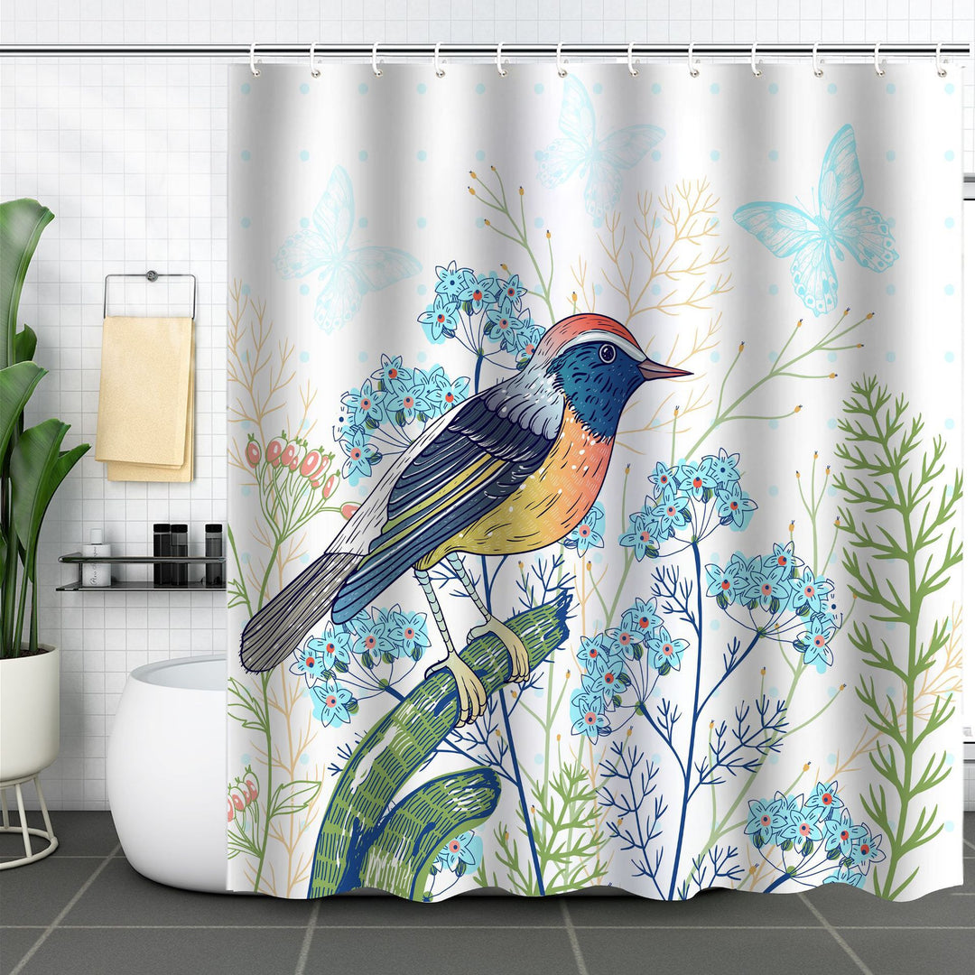 Nature-Inspired Shower Curtain Stornfield