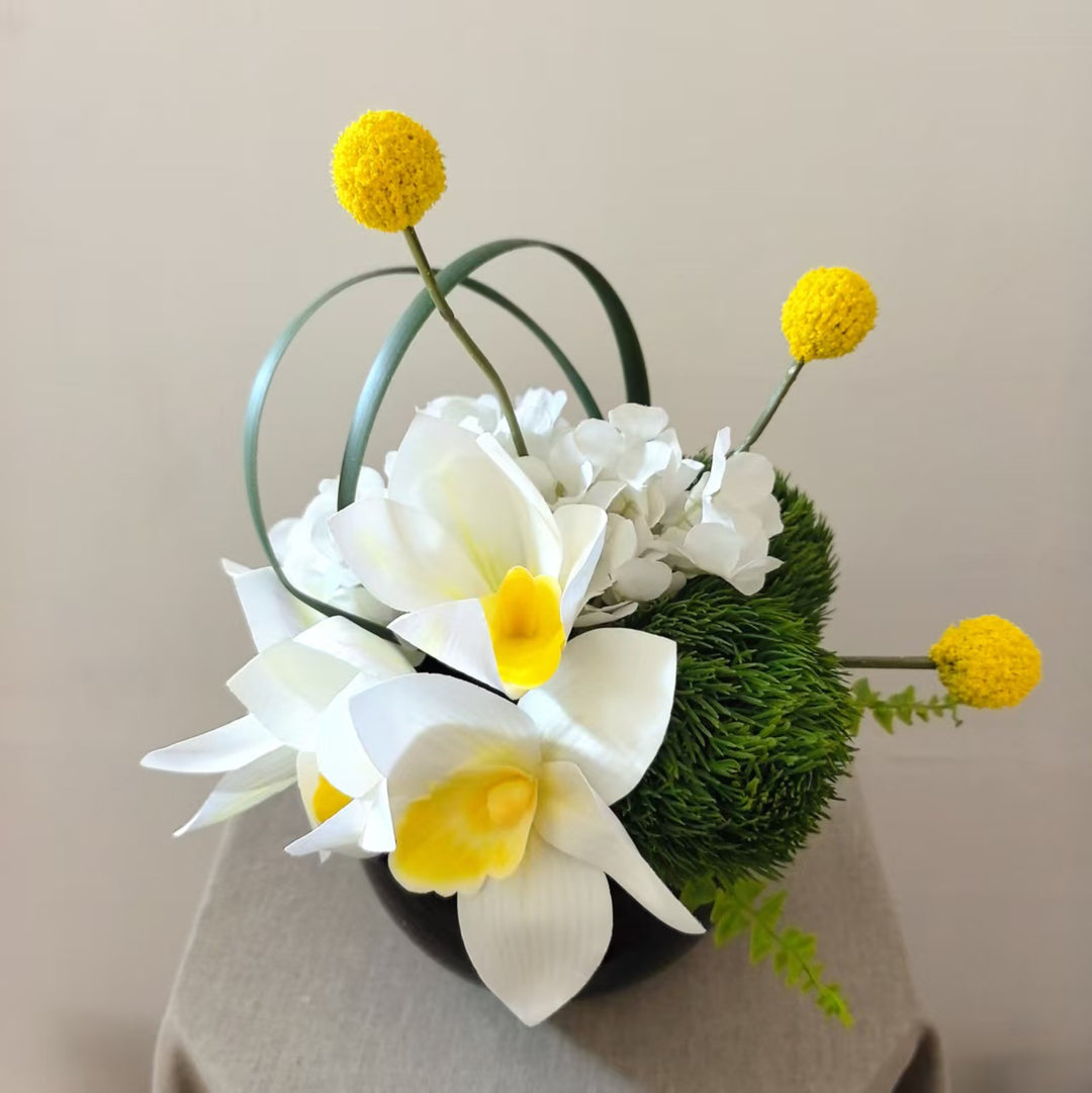 Elegant Decorative Orchid Arrangement