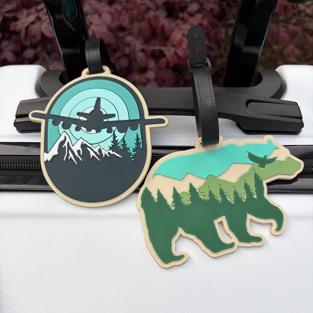 Bear-Shaped Travel Luggage Tag Stornfield