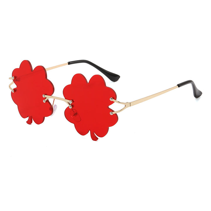 Women playful sunglasses with unique flower frame Stornfield