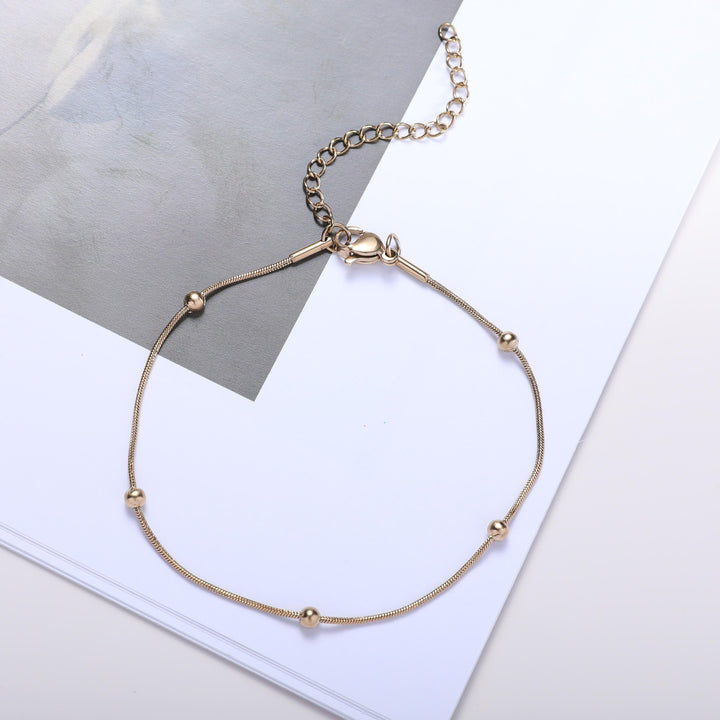 Adjustable Beaded Chain Bracelet Stornfield