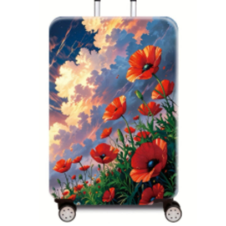 Women's Hard Shell Luggage with Enchanting Landscape Design Stornfield