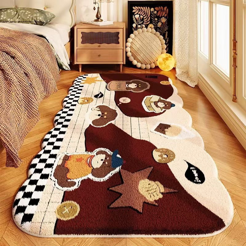 Cute Cartoon Dog-Themed Area Rug