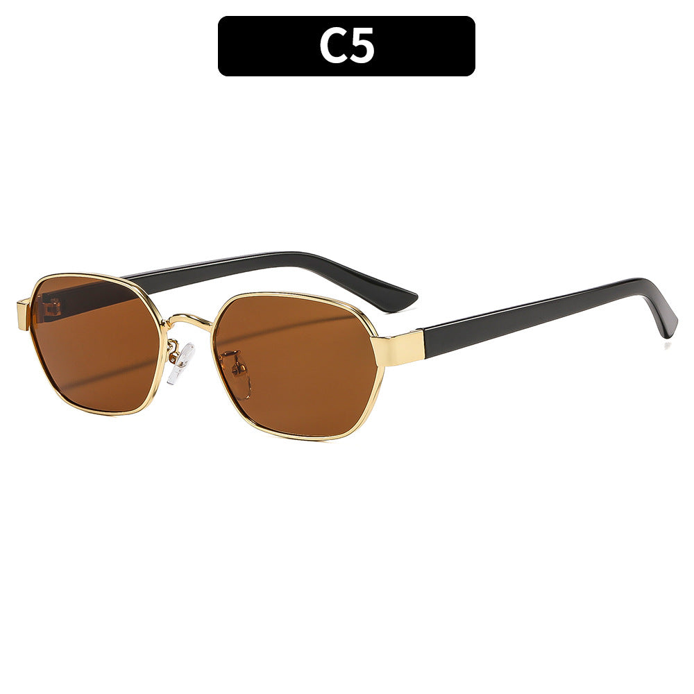 Upscale Geometric Square Sunglasses