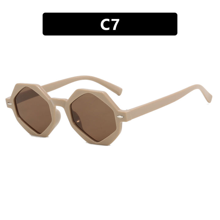 Ladies trendy sunglasses in modern octagonal design Stornfield