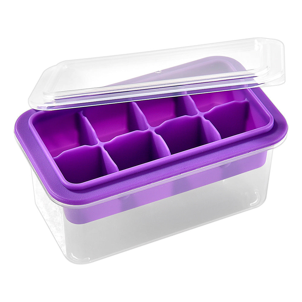 Silicone Ice Cube Tray with Practical Lid Stornfield