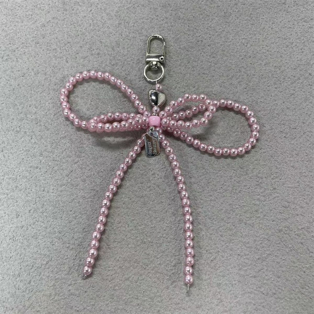 Decorative Beaded Bow Keychain Stornfield 1790135272