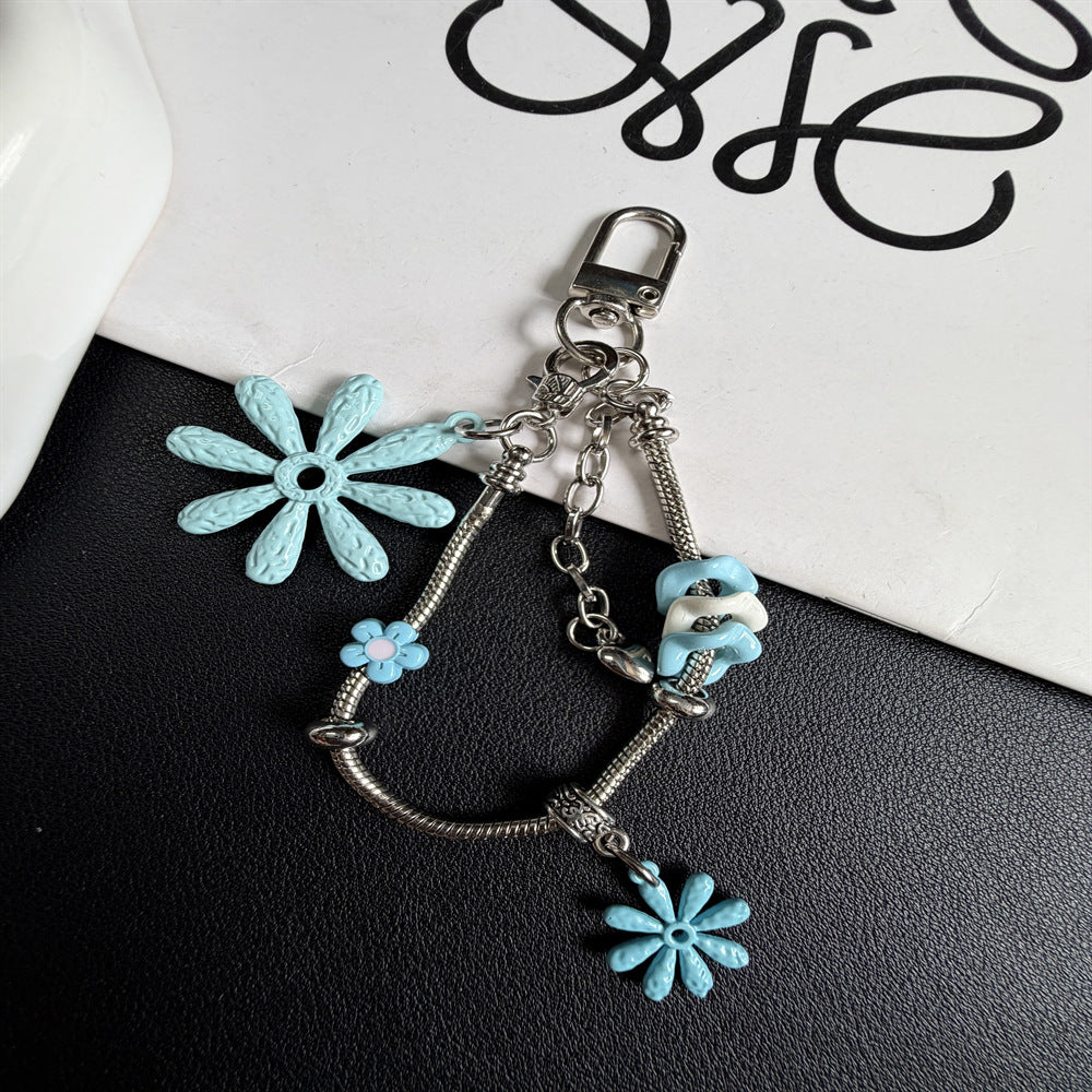 Floral-Themed Charm Keychain Stornfield