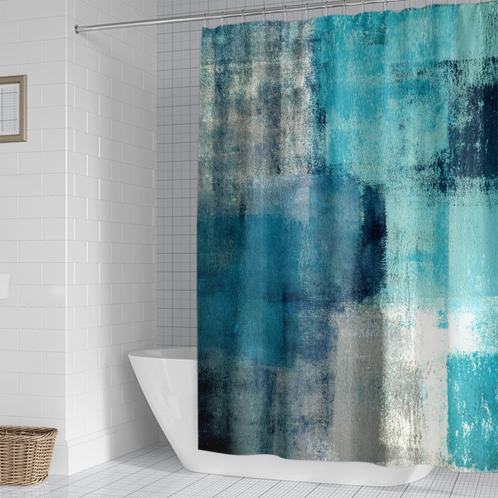 Scenic Beach-Themed Shower Curtain Stornfield