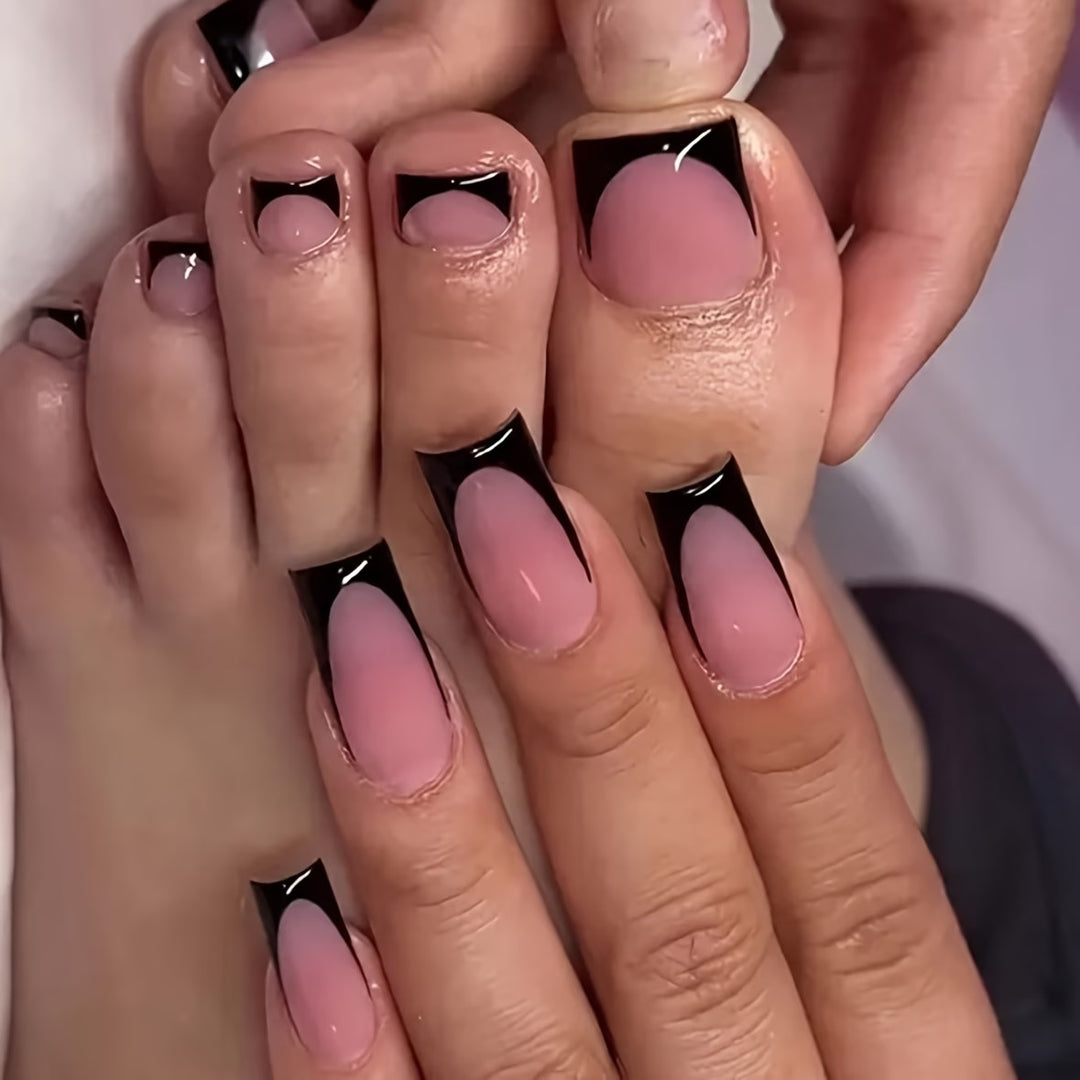 Stylish Press-On Nail Art Set Stornfield
