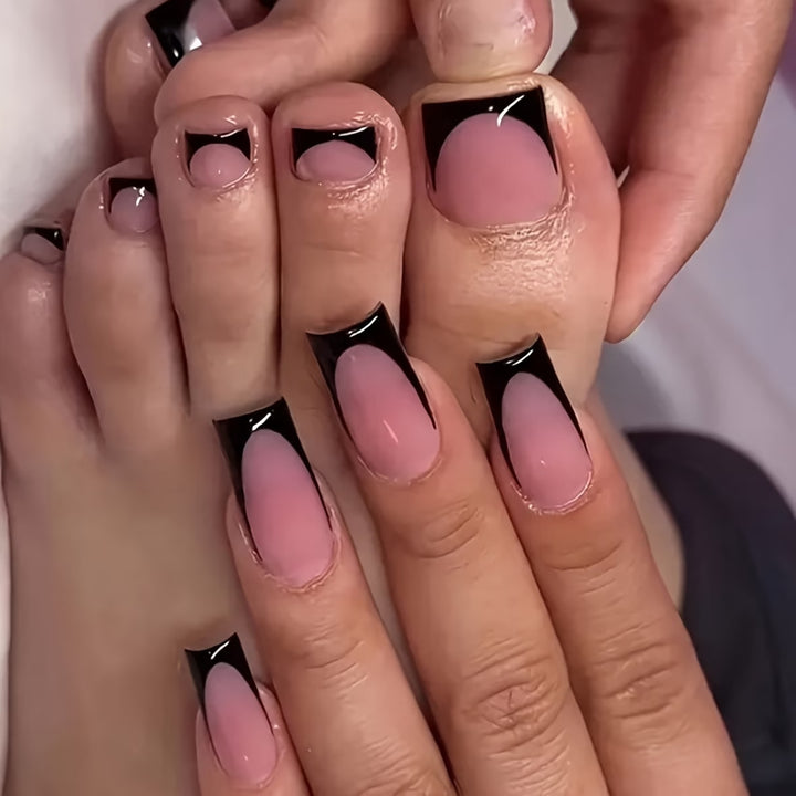 Stylish Press-On Nail Art Set Stornfield