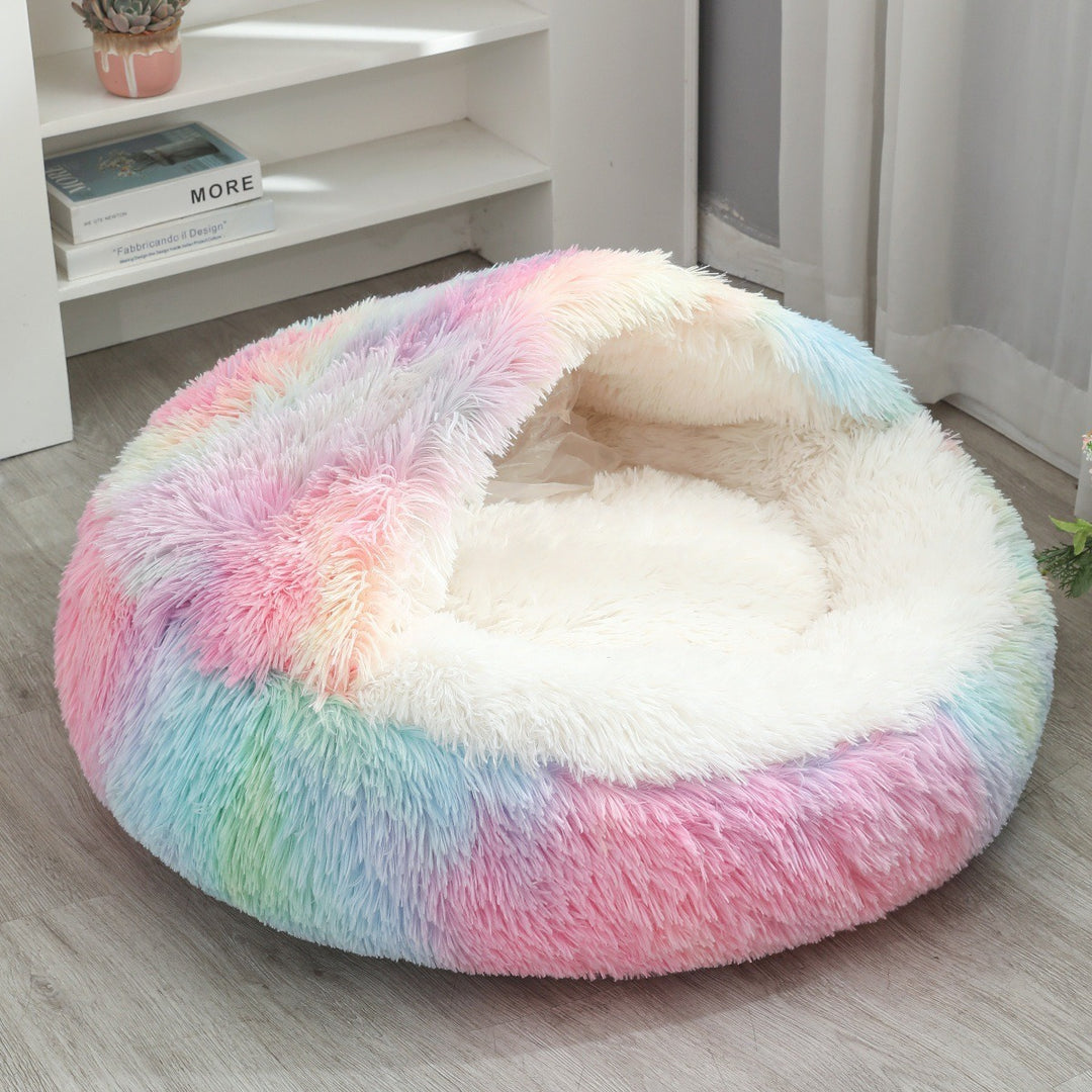 Women's cozy round pet bed Stornfield