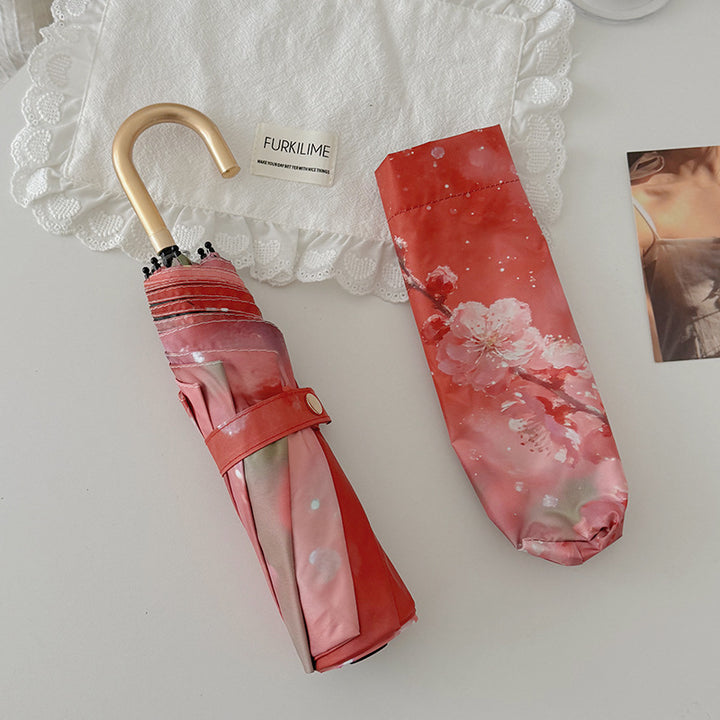 Ladies Foldable Umbrella with Innovative Flower Design Stornfield
