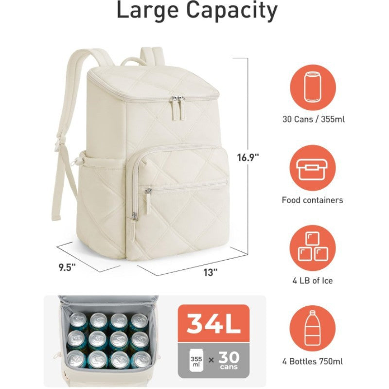 Backpack in Modern Diamond Design Stornfield