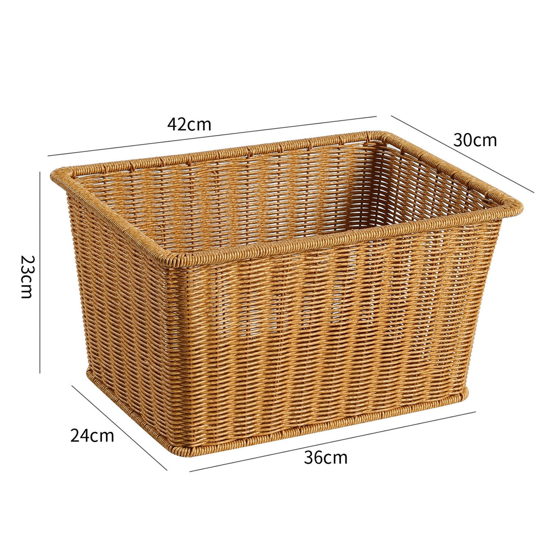 Handwoven Rectangular Storage Basket Stornfield