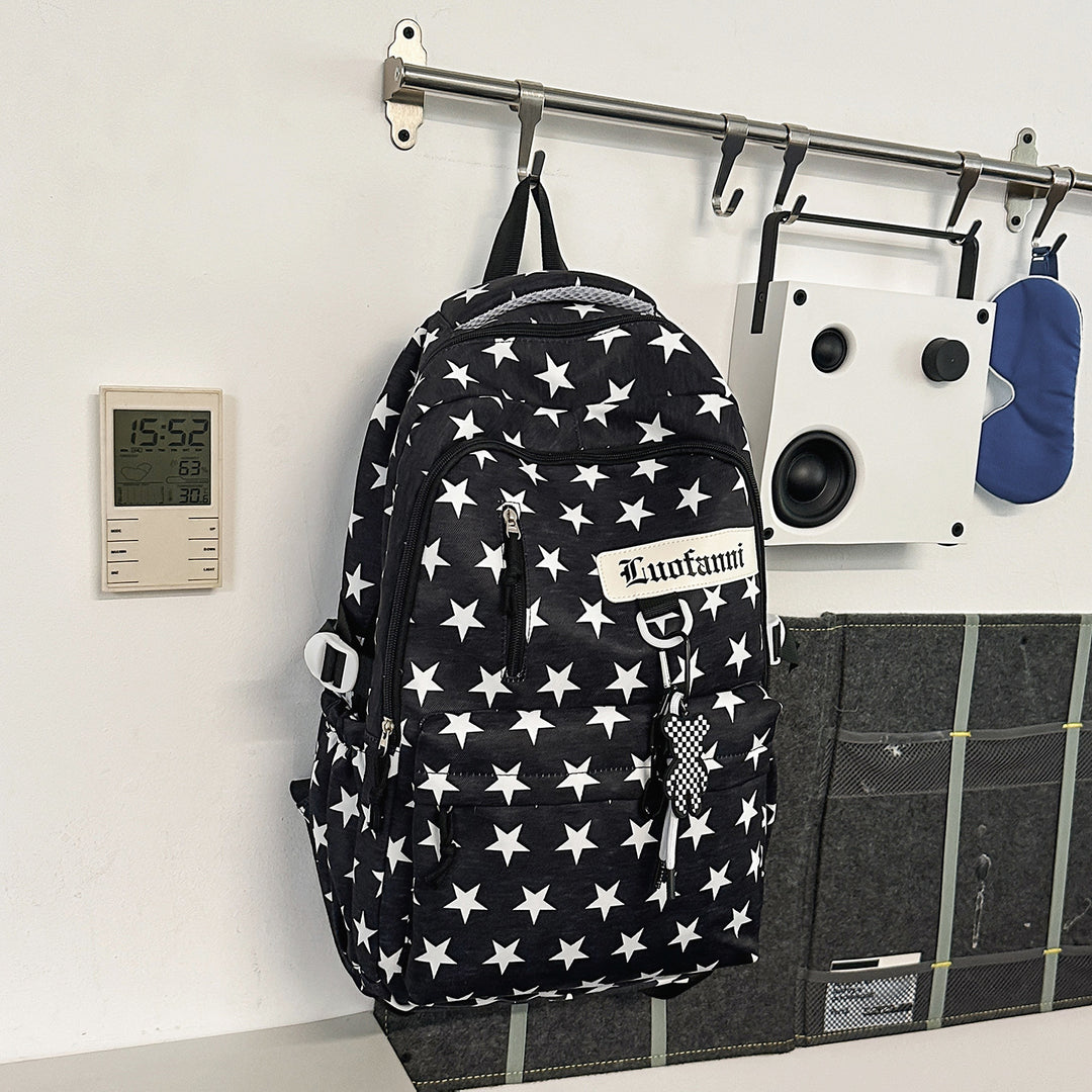 Casual Star-Patterned Backpack Stornfield 1791205638