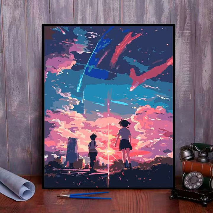 Anime-Inspired Scenic Artwork Print Stornfield